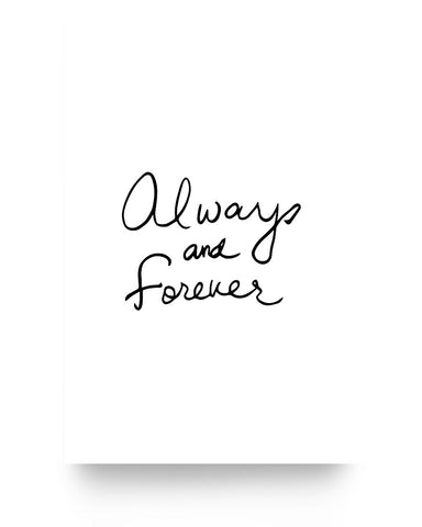 Always And Forever 24x36 Poster