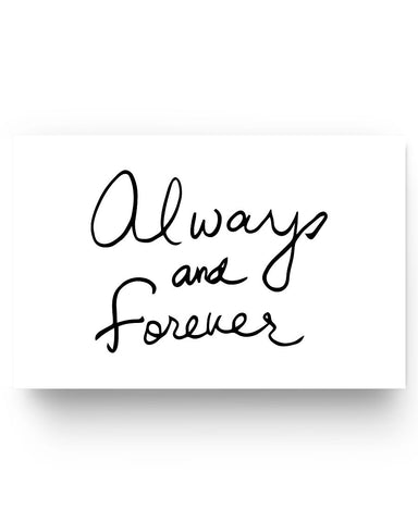 Always And Forever 17x11 Poster