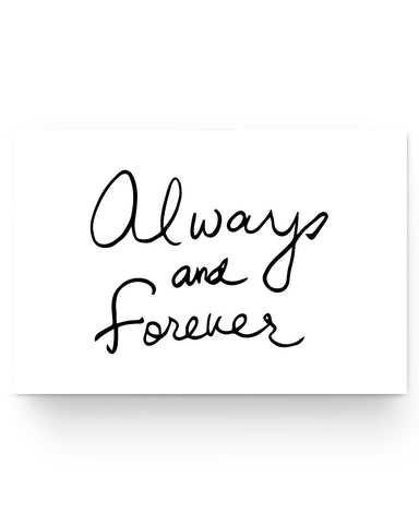 Always And Forever 36x24 Poster