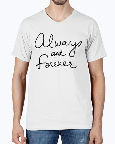Always And Forever Fruit of the Loom HD V-Neck T-Shirt